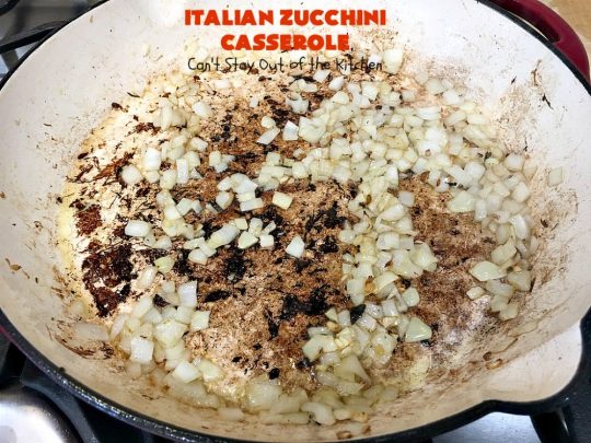 Italian Zucchini Casserole | Cant Stay Out of the Kitchen | this fantastic #casserole is perfect for your #Thanksgiving or #Christmas #holiday menu. It's filled with #zucchini & #tomatoes, topped with #StuffingMix & loaded with #Parmesan & #Mozzarella cheeses. Everyone will want seconds. #Italian #HolidaySideDish #ZucchiniCasserole #ItalianZucchiniCasserole #GooseberryPatch