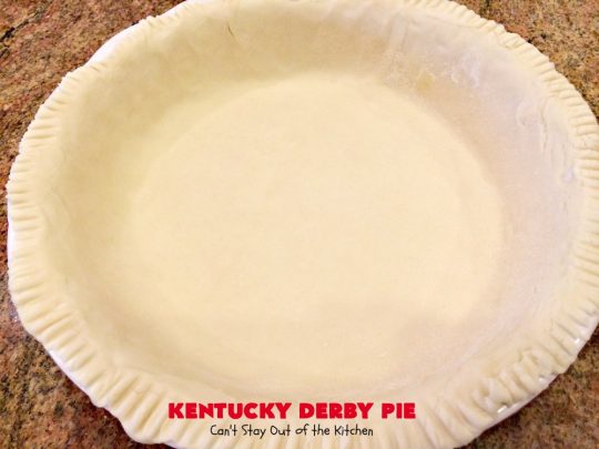 Kentucky Derby Pie | Can't Stay Out of the Kitchen | this fantastic #pie contains #chocolatechips & #pecans. It's absolutely amazing. #chocolate #dessert #KentuckyDerby