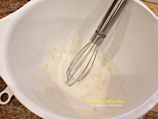 Lemon Blondies | Can't Stay Out of the Kitchen | Cool, refreshing and scrumptious #lemon #dessert that's very easy to make. #cookie #brownie