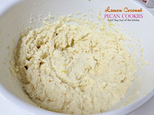 Lemon Coconut Pecan Cookies | Can't Stay Out of the Kitchen | these lovely sugar #cookies are filled with #lemon zest, #coconut & #pecans. Great for #holidays or #tailgating. #dessert