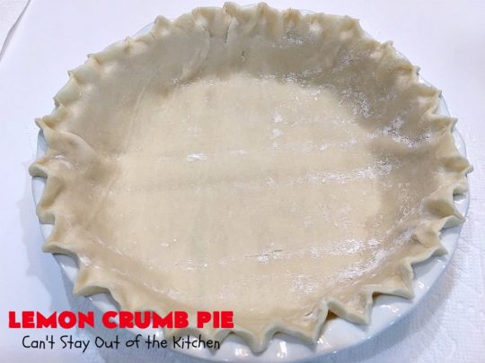 Lemon Crumb Pie | Can't Stay Out of the Kitchen | these #LemonPies are magnificent! This #GooseberryPatch #recipe is so delightful we made 2 batches (4 pies total). Great #dessert for #company or #holidays. #pie #LemonCrumbPie #HolidayDessert #LemonDessert #ValentinesDay