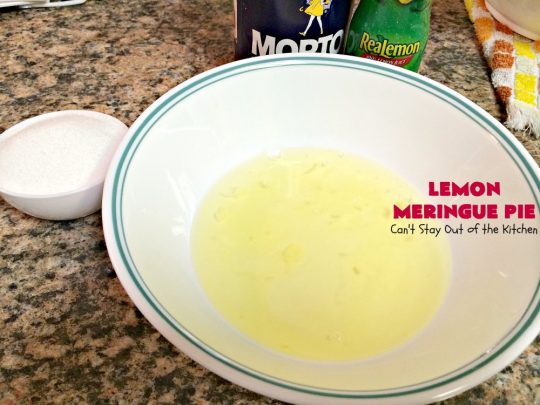 Lemon Meringue Pie | Can't Stay Out of the Kitchen | this is the best #lemon #pie ever! Perfect blend of sweet and tangy with a luscious #meringue topping. Great #dessert for the #holidays or company.