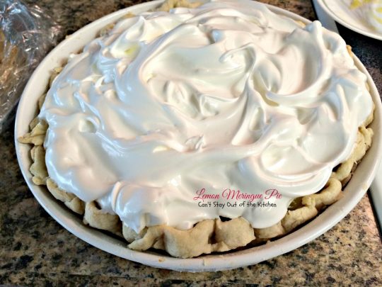 Lemon Meringue Pie | Can't Stay Out of the Kitchen | this is the best #lemon #pie ever! Perfect blend of sweet and tangy with a luscious #meringue topping. Great #dessert for the #holidays or company.