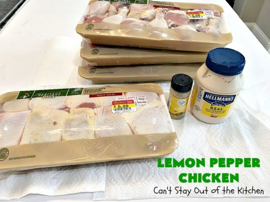 Lemon Pepper Chicken | Can't Stay Out of the Kitchen | fantastic 3 ingredient #GrilledChicken #recipe that's perfect for #tailgating parties or weeknight dinners when you're short on time. #chicken #GlutenFree #LemonPepperChicken