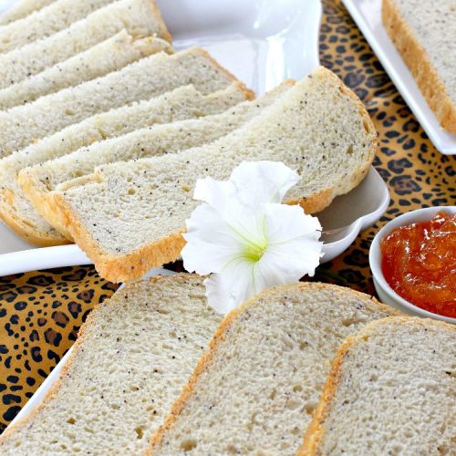 Lemon Poppyseed Bread | Can't Stay Out of the Kitchen | this delicious home-baked #bread is so easy since it's made in the #breadmaker. It's light and fluffy & terrific for #breakfast or dinner. #lemon #poppyseeds #LemonPoppySeedBread