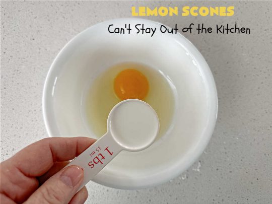 Lemon Scones | Can't Stay Out of the Kitchen | these luscious #scones include #LemonZest #CandiedLemonPeel & #LemonJuice! Yes, they're delightfully lemony & marvelous for a weekend, #holiday or company #breakfast or #brunch. If you enjoy #lemon anything, these sweet #LemonScones will cure any sweet tooth craving. #HolidayBreakfast #ParadiseFruit