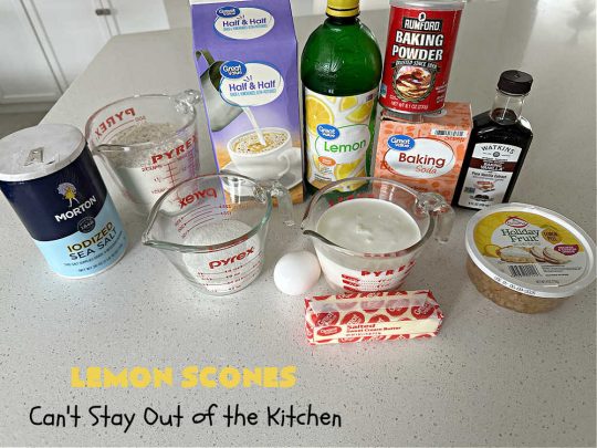 Lemon Scones | Can't Stay Out of the Kitchen | these luscious #scones include #LemonZest #CandiedLemonPeel & #LemonJuice! Yes, they're delightfully lemony & marvelous for a weekend, #holiday or company #breakfast or #brunch. If you enjoy #lemon anything, these sweet #LemonScones will cure any sweet tooth craving. #HolidayBreakfast #ParadiseFruit