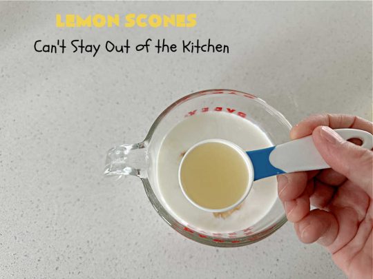 Lemon Scones | Can't Stay Out of the Kitchen | these luscious #scones include #LemonZest #CandiedLemonPeel & #LemonJuice! Yes, they're delightfully lemony & marvelous for a weekend, #holiday or company #breakfast or #brunch. If you enjoy #lemon anything, these sweet #LemonScones will cure any sweet tooth craving. #HolidayBreakfast #ParadiseFruit