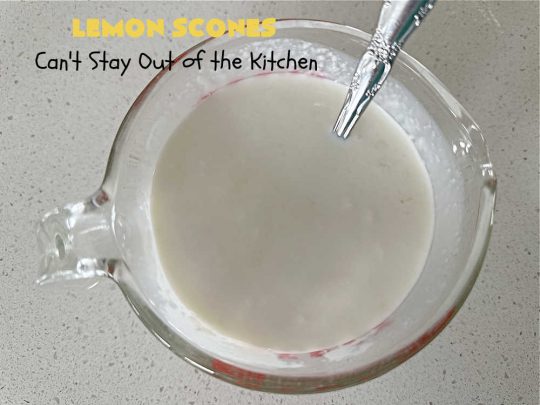 Lemon Scones | Can't Stay Out of the Kitchen | these luscious #scones include #LemonZest #CandiedLemonPeel & #LemonJuice! Yes, they're delightfully lemony & marvelous for a weekend, #holiday or company #breakfast or #brunch. If you enjoy #lemon anything, these sweet #LemonScones will cure any sweet tooth craving. #HolidayBreakfast #ParadiseFruit