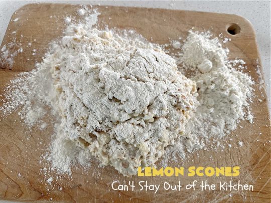 Lemon Scones | Can't Stay Out of the Kitchen | these luscious #scones include #LemonZest #CandiedLemonPeel & #LemonJuice! Yes, they're delightfully lemony & marvelous for a weekend, #holiday or company #breakfast or #brunch. If you enjoy #lemon anything, these sweet #LemonScones will cure any sweet tooth craving. #HolidayBreakfast #ParadiseFruit