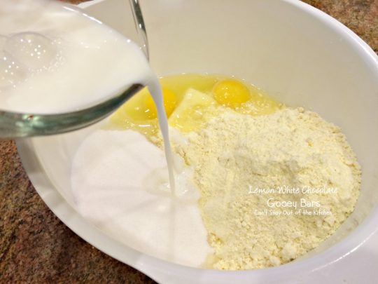 Lemon White Chocolate Gooey Bars | Can't Stay Out of the Kitchen | rich and decadent #lemon bars with #whitechocolatechips and #condensedmilk. #cookie #dessert #chocolate