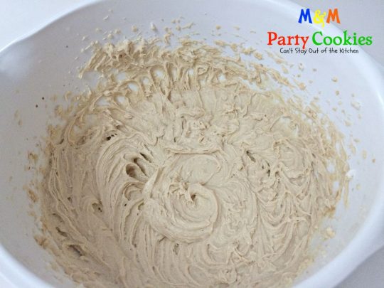 M&M Party Cookies | Can't Stay Out of the Kitchen | sensational #cookies that are great for #holiday parties, #tailgating, or any time you need a #chocolate or #M&M fix! #dessert