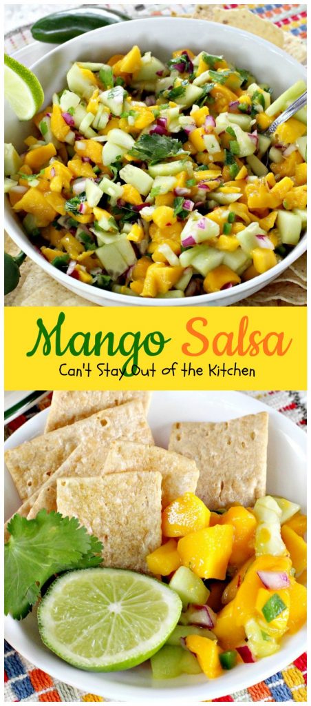 Mango Salsa | Can't Stay Out of the Kitchen