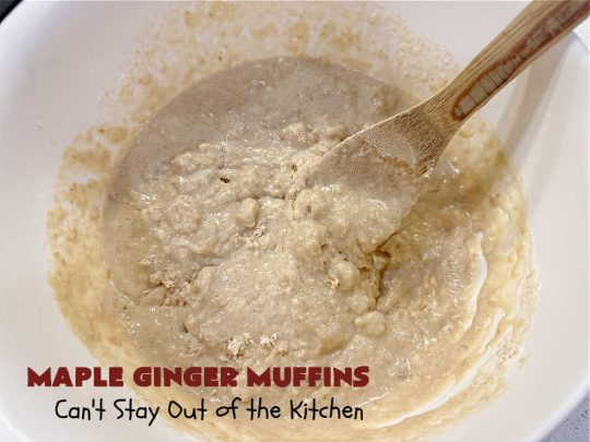 Maple Ginger Muffins | Can't Stay Out of the Kitchen | these outrageous #muffins will rock your world! They explode with #CandiedGinger flavor & are so mouthwatering & irresistible, you're going to want more than one. Marvelous for #holiday #breakfast & Brunch buffets like #Christmas, #Thanksgiving or #NewYearsDay. Every bite will have you swooning! #MapleSyrup #MapleExtract #walnuts #CrystalizedGinger #ParadiseFruit #MapleGingerMuffins