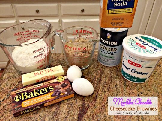 Marbled Chocolate Cheesecake Brownies | Can't Stay Out of the Kitchen | these outrageous #brownies will have you coming back for more! #chocolate #cheesecake #dessert