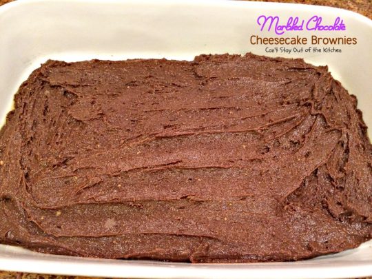 Marbled Chocolate Cheesecake Brownies | Can't Stay Out of the Kitchen | these outrageous #brownies will have you coming back for more! #chocolate #cheesecake #dessert