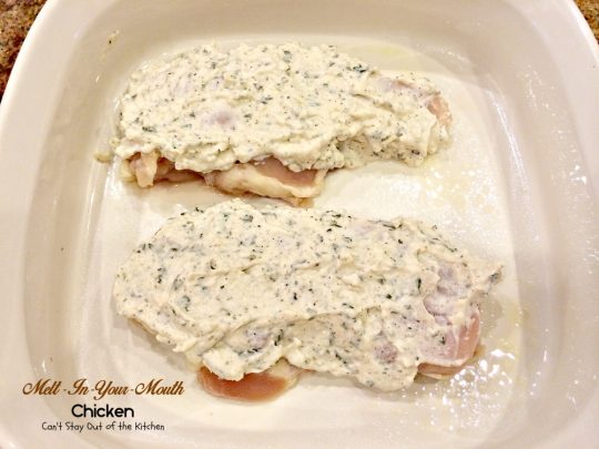 Melt-In-Your-Mouth Chicken | Can't Stay Out of the Kitchen | this easy #chicken entree is so delicious it melts in your mouth! Great for family or company dinners. #GlutenFree #MeltInYourMouthChicken