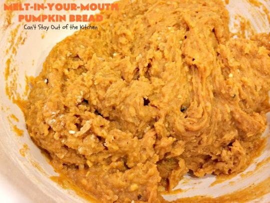Melt-In-Your-Mouth Pumpkin Bread | Can't Stay Out of the Kitchen | this spectacular #pumpkin #bread will have you drooling! The recipe includes instant #coconut pudding for amazing flavor. Great for #fall #baking.