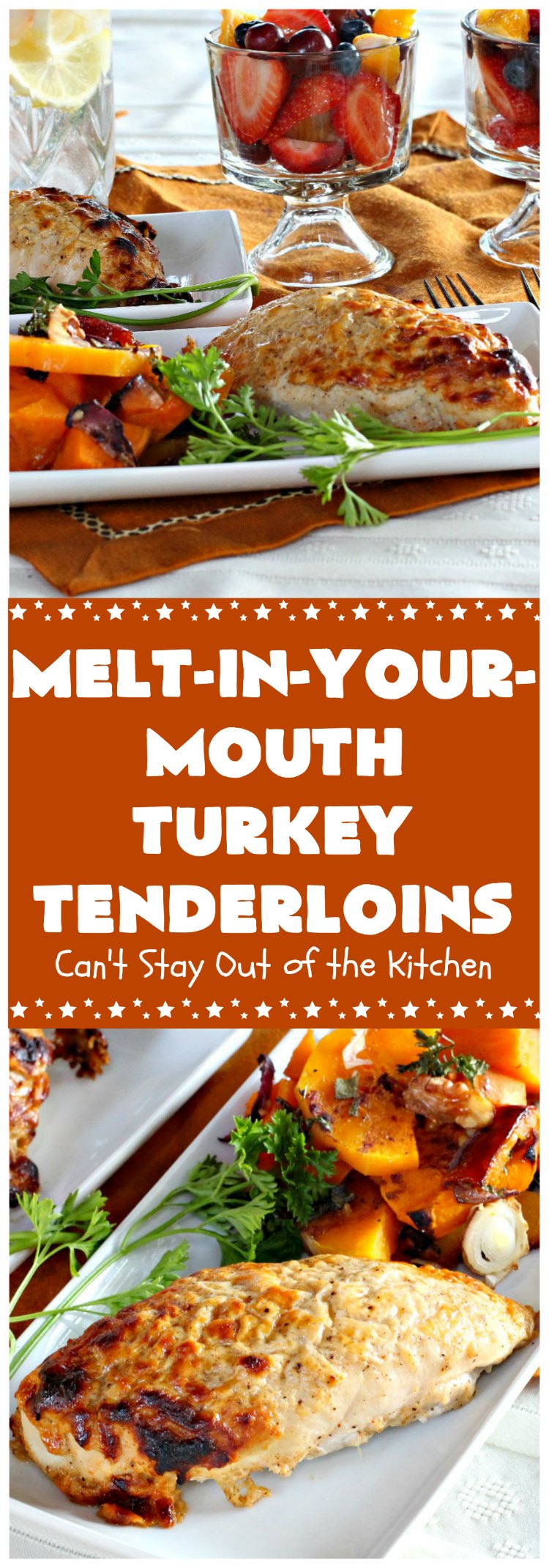 Melt-In-Your-Mouth Turkey Tenderloins | Can't Stay Out of the Kitchen | this mouthwatering #turkey entree is easy & delicious for a weeknight supper. #GlutenFree #TurkeyTenderloins #MeltInYourMouthTurkeyTenderloins