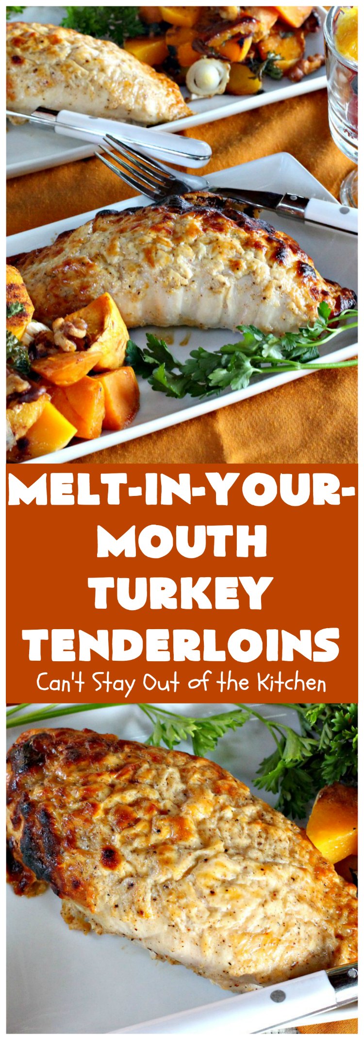 Melt-In-Your-Mouth Turkey Tenderloins | Can't Stay Out of the Kitchen | this mouthwatering #turkey entree is easy & delicious for a weeknight supper. #GlutenFree #TurkeyTenderloins #MeltInYourMouthTurkeyTenderloins