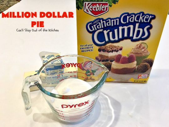 Million Dollar Pie | Can't Stay Out of the Kitchen | this creamy #pie is so spectacular you will find yourself drooling over every bite! It's really easy too. #dessert #cherries #pineapple #coconut