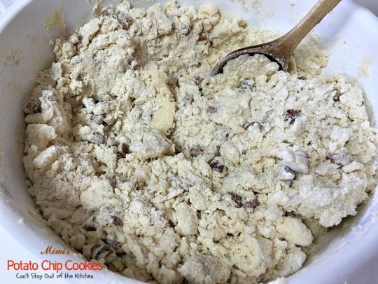 Mimi's Potato Chip Cookies | Can't Stay Out of the Kitchen | You'll never believe the secret ingredient in these heavenly #cookies is #potatochips! #pecans #dessert