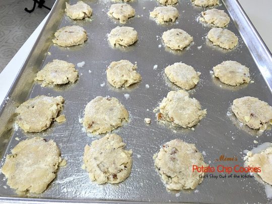Mimi's Potato Chip Cookies | Can't Stay Out of the Kitchen | You'll never believe the secret ingredient in these heavenly #cookies is #potatochips! #pecans #dessert