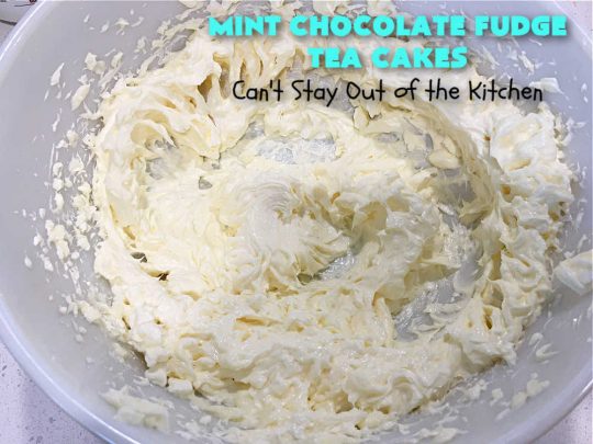Mint Chocolate Fudge Tea Cakes | Can't Stay Out of the Kitchen | these breathtaking #TeaCakes include lots of #chocolate with just a hint of #mint. This dynamic duo of flavors is absolutely irresistible. This #dessert is so mouthwatering & irresistible you'll put it on your menu frequently. Great for #holidays, special occasions and potlucks. #cake #ChocolateDessert #HolidayDessert #Bundt #MintChocolateFudgeTeaCakes