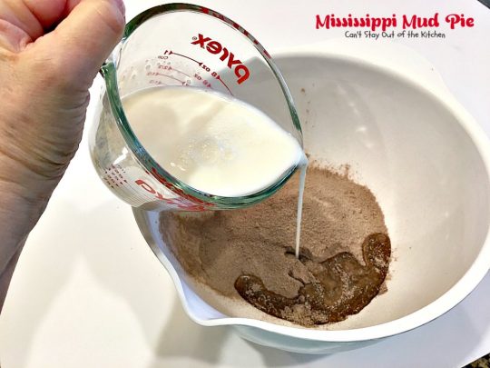 Mississippi Mud Pie | Can't Stay Out of the Kitchen | this amazing layered #dessert is also called #chocolate lasagna! It's spectacular for any party and always a crowd pleaser.