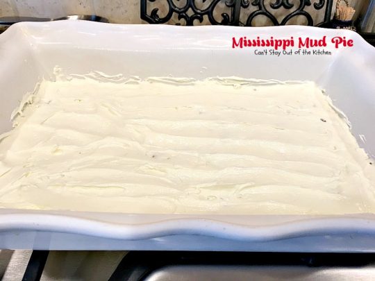 Mississippi Mud Pie | Can't Stay Out of the Kitchen | this amazing layered #dessert is also called #chocolate lasagna! It's spectacular for any party and always a crowd pleaser.