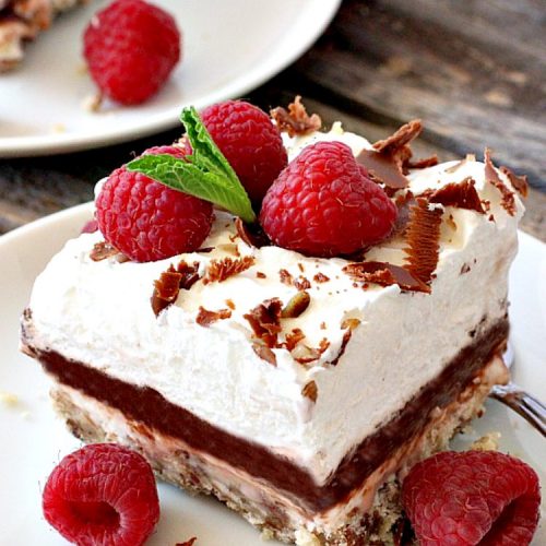Mississippi Mud Pie | Can't Stay Out of the Kitchen | this amazing layered #dessert is also called #chocolate lasagna! It's spectacular for any party and always a crowd pleaser.