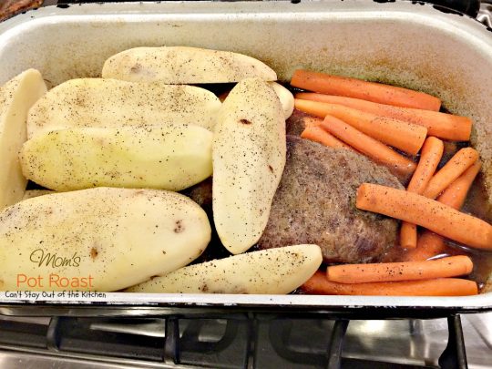Mom's Pot Roast | Can't Stay Out of the Kitchen | my Mom's favorite way to make #potroast and our favorite way to eat it! #beef #potatoes #carrots 