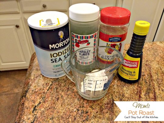 Mom's Pot Roast | Can't Stay Out of the Kitchen | my Mom's favorite way to make #potroast and our favorite way to eat it! #beef #potatoes #carrots 