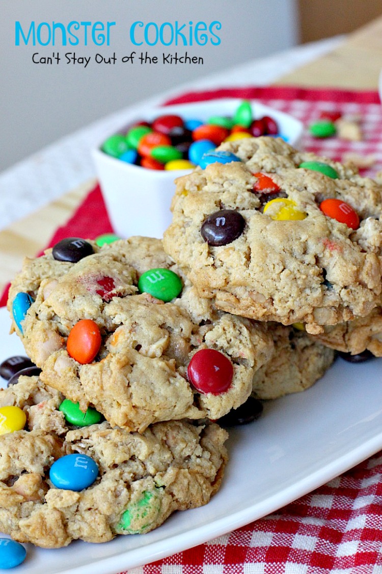Monster Cookies | Can't Stay Out of the Kitchen