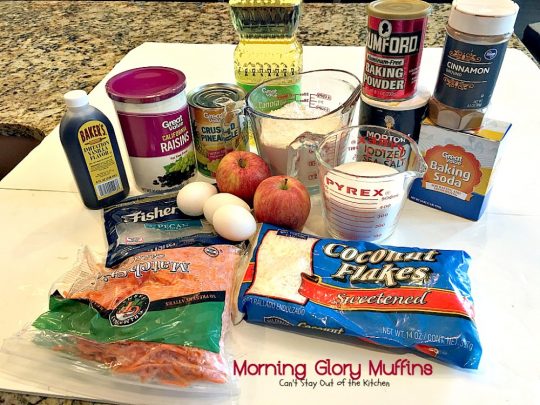 Morning Glory Muffins | Can't Stay Out of the Kitchen | these taste like eating #CarrotCake but in #muffin form! Include #apples #pineapple & #raisins. Great for a #holiday #breakfast