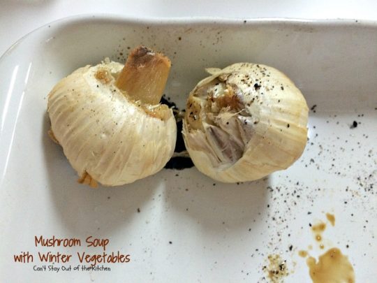 Mushroom Soup with Winter Vegetables | Can't Stay Out of the Kitchen | this incredibly tasty #soup is healthy, low calorie, #glutenfree and #vegan. Great fare after the calorie explosion from #Thanksgiving! #butternutsquash #mushrooms