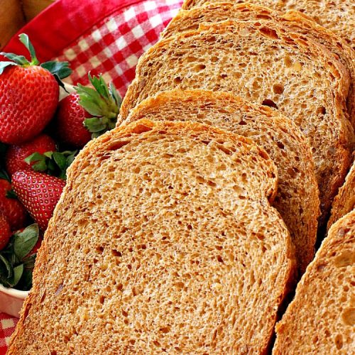 Oatmeal Nut Bread | Can't Stay Out of the Kitchen | this fantastic homemade #bread is made in the #breadmaker so it only takes 5 minutes to prepare! Perfect for #holiday dinners like #MothersDay or #FathersDay. #oatmeal #walnuts