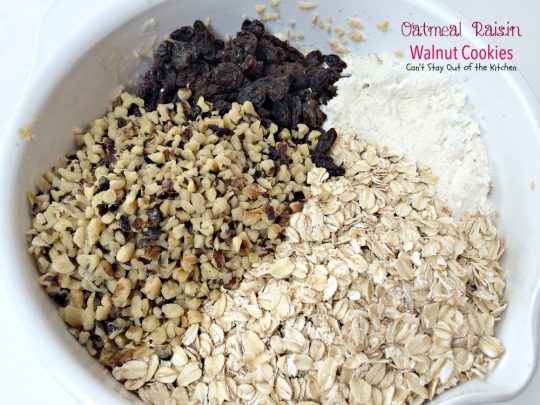 Oatmeal Raisin Walnut Cookies | Can't Stay Out of the Kitchen | an old-fashioned favorite #cookie filled with #raisins #oatmeal and #walnuts. Great for #holiday #baking. #dessert