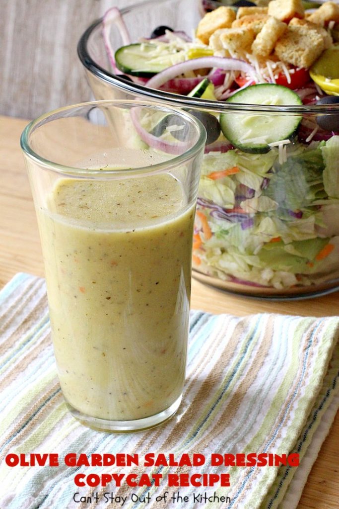 Olive Garden Salad Dressing Copycat Recipe | Can't Stay Out of the Kitchen | this is the BEST #OliveGarden #CopycatRecipe for #SaladDressing I've ever eaten. Absolutely delicious & can be mixed up in about 5 minutes! Wonderful for family, company or #holiday dinners. #salad #OliveGardenSaladDressing #OliveGardenSaladDressingCopycatRecipe