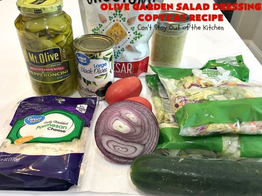 Olive Garden Salad Dressing Copycat Recipe | Can't Stay Out of the Kitchen | this is the BEST #OliveGarden #CopycatRecipe for #SaladDressing I've ever eaten. Absolutely delicious & can be mixed up in about 5 minutes! Wonderful for family, company or #holiday dinners. #salad #OliveGardenSaladDressing #OliveGardenSaladDressingCopycatRecipe