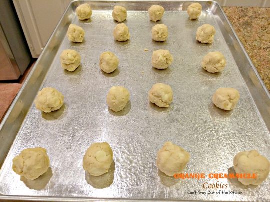 Orange Creamsicle Cookies | Can't Stay Out of the Kitchen | these lovely #cookies are filled with #orange zest and #whitechocolatechips. #dessert #chocolate