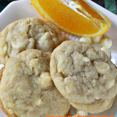 Orange Creamsicle Cookies | Can't Stay Out of the Kitchen