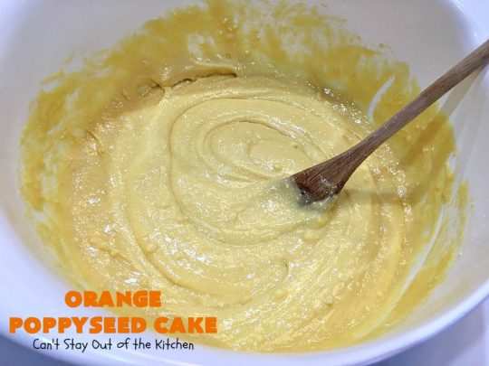 Orange Poppyseed Cake | Can't Stay Out of the Kitchen | this fantastic #cake is so easy & delicious. We serve it for dinner or as a #breakfast #coffeecake. Terrific for company or #holidays like #MothersDay or #FathersDay. #dessert #OrangePoppySeedCake #OrangeCake #OrangeDessert #HolidayDessert #MothersDayDessert #FathersDayDessert