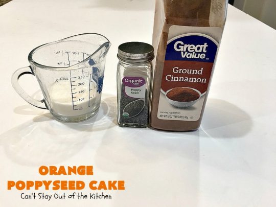 Orange Poppyseed Cake | Can't Stay Out of the Kitchen | this fantastic #cake is so easy & delicious. We serve it for dinner or as a #breakfast #coffeecake. Terrific for company or #holidays like #MothersDay or #FathersDay. #dessert #OrangePoppySeedCake #OrangeCake #OrangeDessert #HolidayDessert #MothersDayDessert #FathersDayDessert