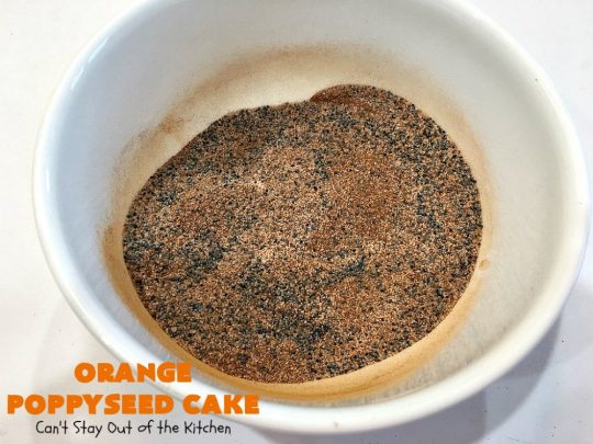 Orange Poppyseed Cake | Can't Stay Out of the Kitchen | this fantastic #cake is so easy & delicious. We serve it for dinner or as a #breakfast #coffeecake. Terrific for company or #holidays like #MothersDay or #FathersDay. #dessert #OrangePoppySeedCake #OrangeCake #OrangeDessert #HolidayDessert #MothersDayDessert #FathersDayDessert