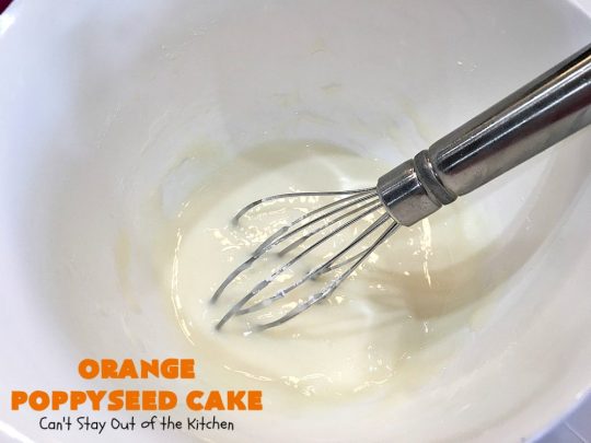Orange Poppyseed Cake | Can't Stay Out of the Kitchen | this fantastic #cake is so easy & delicious. We serve it for dinner or as a #breakfast #coffeecake. Terrific for company or #holidays like #MothersDay or #FathersDay. #dessert #OrangePoppySeedCake #OrangeCake #OrangeDessert #HolidayDessert #MothersDayDessert #FathersDayDessert
