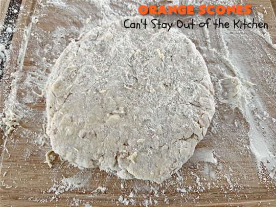 Orange Scones | Can't Stay Out of the Kitchen | these luscious #OrangeScones contain #OrangeJuice & #CandiedOrangePeel in the #scone & more #OJ & #OrangeZest in the icing. They're terrific for #holiday #breakfast or #brunch menus, including #Thanksgiving, #Christmas or #NewYearsDay or any day in between! Softer & sweeter than traditional scones, your family & friends will swoon over these. #orange #HolidayBreakfast #ParadiseFruit