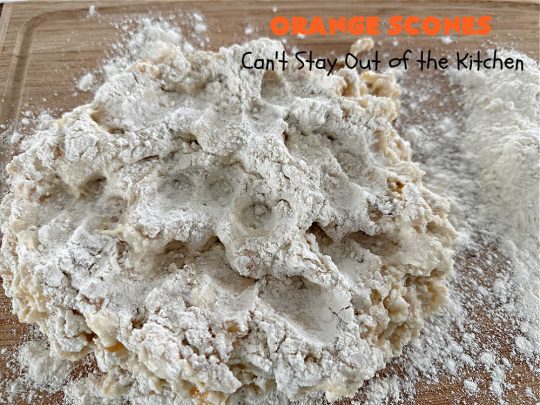Orange Scones | Can't Stay Out of the Kitchen | these luscious #OrangeScones contain #OrangeJuice & #CandiedOrangePeel in the #scone & more #OJ & #OrangeZest in the icing. They're terrific for #holiday #breakfast or #brunch menus, including #Thanksgiving, #Christmas or #NewYearsDay or any day in between! Softer & sweeter than traditional scones, your family & friends will swoon over these. #orange #HolidayBreakfast #ParadiseFruit