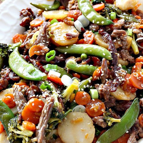 Orange Sesame Beef | Can't Stay Out of the Kitchen | this mouthwatering #Asian #beef entree is made with an amazing #orangemarmalade sauce that's wonderful. It's a quick & easy 30-minute meal making it perfect for weeknights or #holiday or company dinners like #Easter, #MothersDay or #FathersDay. #rice #glutenfree #broccoli