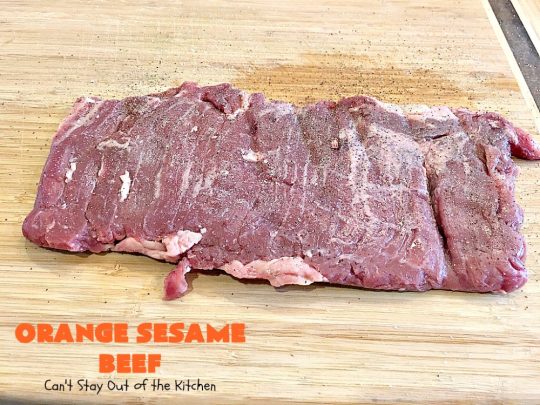 Orange Sesame Beef | Can't Stay Out of the Kitchen | this mouthwatering #Asian #beef entree is made with an amazing #orangemarmalade sauce that's wonderful. It's a quick & easy 30-minute meal making it perfect for weeknights or #holiday or company dinners like #Easter, #MothersDay or #FathersDay. #rice #glutenfree #broccoli